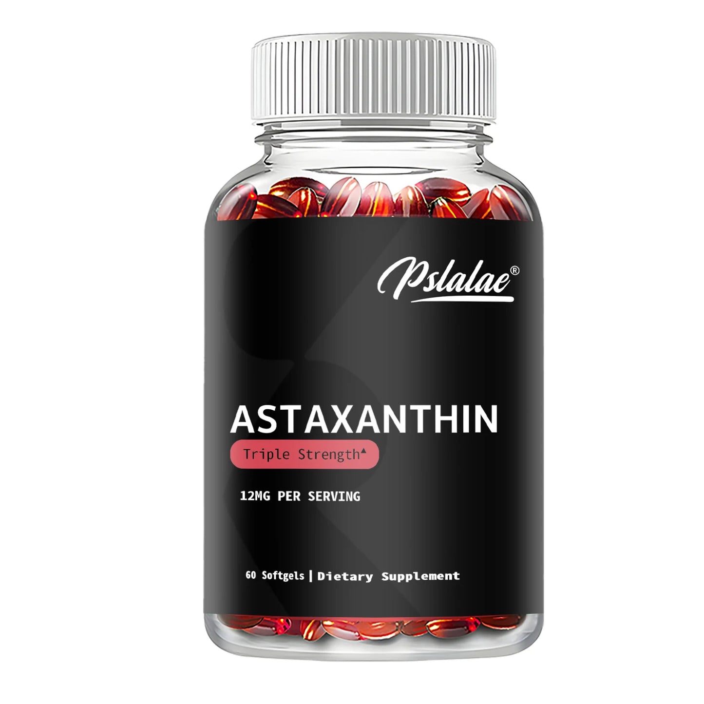 Astaxanthin - Promotes Eye, Joint, Skin and Heart Health, Improves Concentration and Memory - 60 Capsules