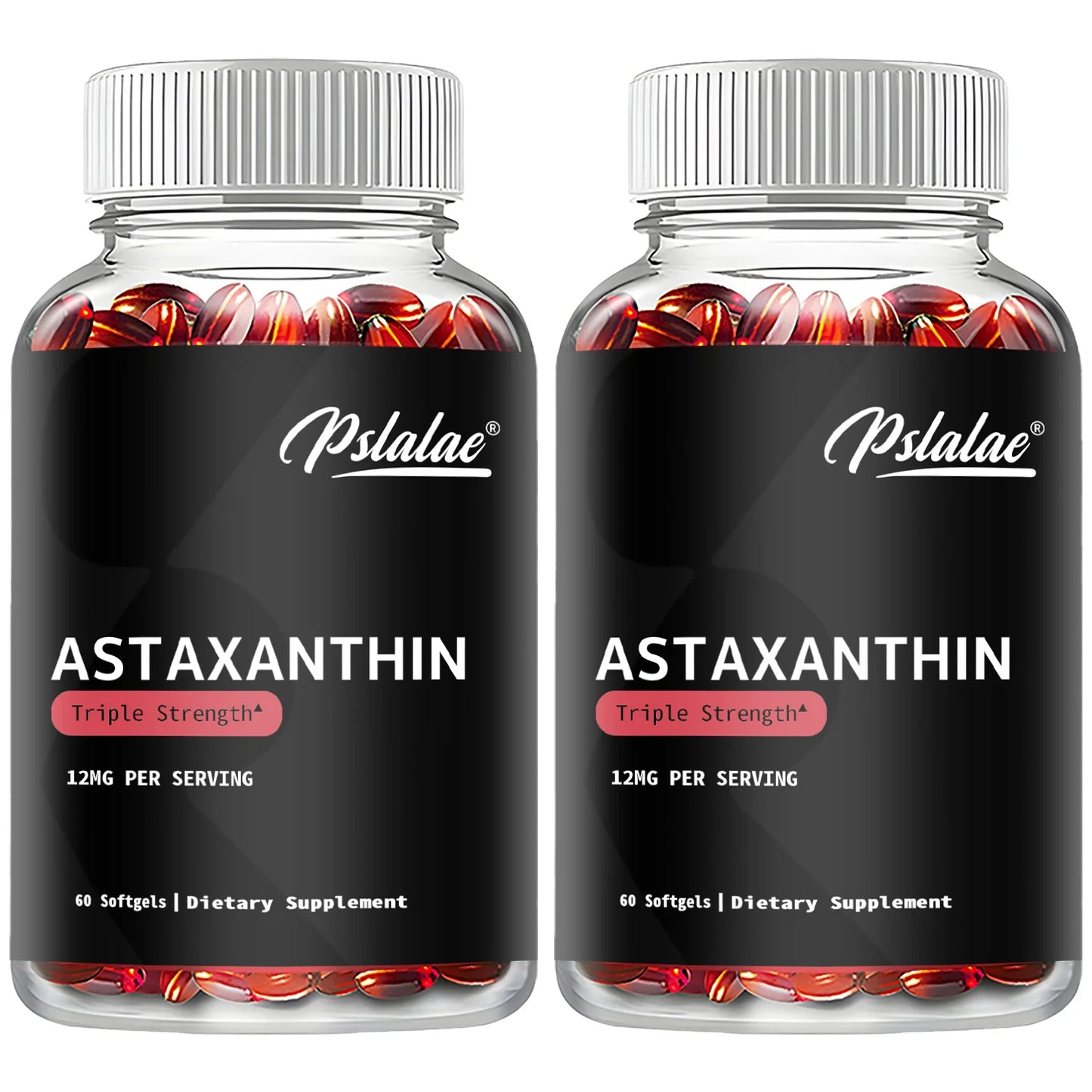 Astaxanthin - Promotes Eye, Joint, Skin and Heart Health, Improves Concentration and Memory - 60 Capsules
