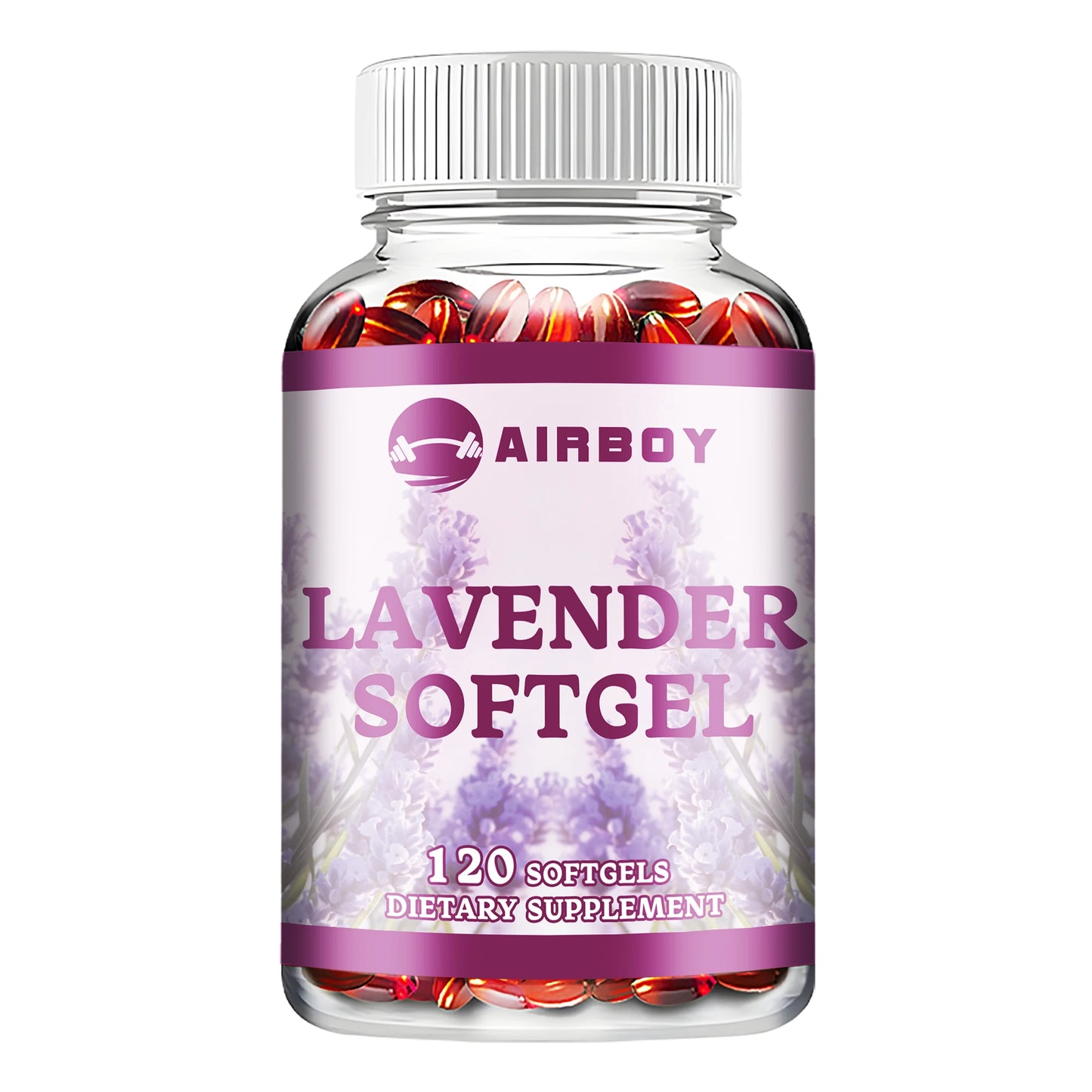 Lavender Capsules - Calms, Relieves Tension and Stress, Soothes Mood, Promotes Healthy Sleep - 120 Capsules