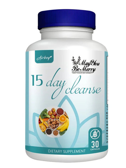 15 Day Cleanse Supplement - Fat Burning, and Reduces Fat Cells, Eliminate Toxins From Blood Circulation - 30 Capsules