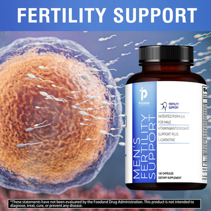 Prenatal Male Fertility Supplement - Improves Male Fertility and Boosts Sperm Motility - 120 Capsules