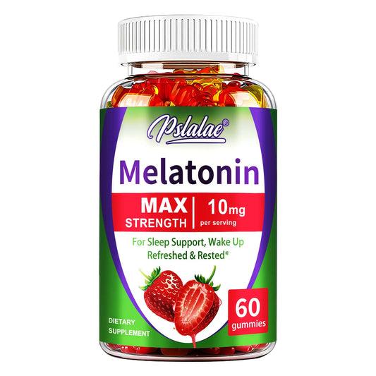 Melatonin Gummies 10mg - Support Sleep and Help You Fall Asleep Faster, Improve Sleep Quality - 60 Gummies