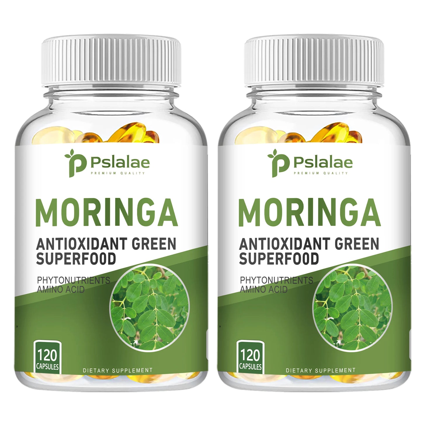 Moringa Capsules 1000mg - for Immune System, Energy & Metabolism, Antioxidant - 120 Capsules