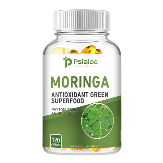 Moringa Capsules 1000mg - for Immune System, Energy & Metabolism, Antioxidant - 120 Capsules