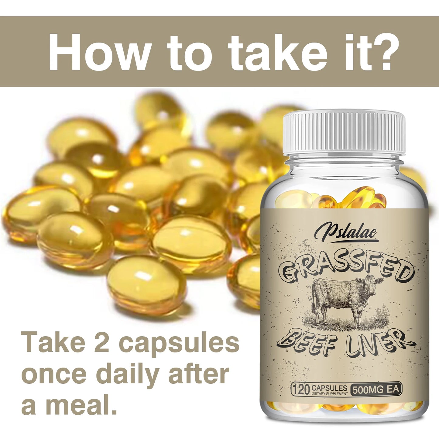 Multi Collagen Capsules - Anti-aging, Healthy Joints, Hair, Skin, Bones, Nails - 120 Capsules