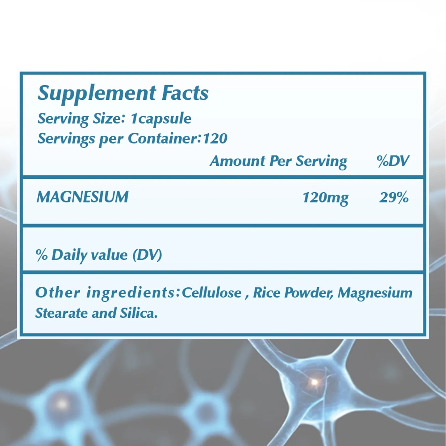 Magnesium Glycinate - Support Stress Relief, Sleep, Heart Health, Nerves, Muscles, and Metabolism - 120 Capsules